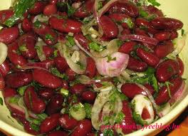 Babsaláta tökmagolajjal